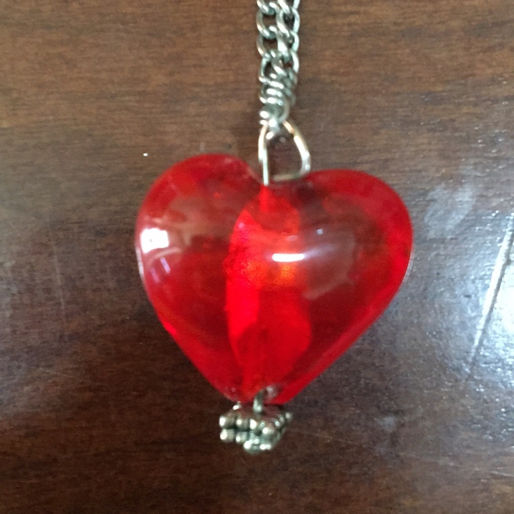 Red Heart Necklace